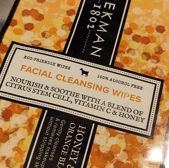 NEW!! BEEKMAN 1802 Honey and Orange Blossom Makeup Remover Wipes (30ct) - Picture 8 of 9